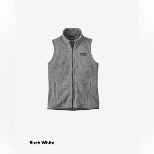 Patagonia Vest in Birch White - PERFECT CONDITION